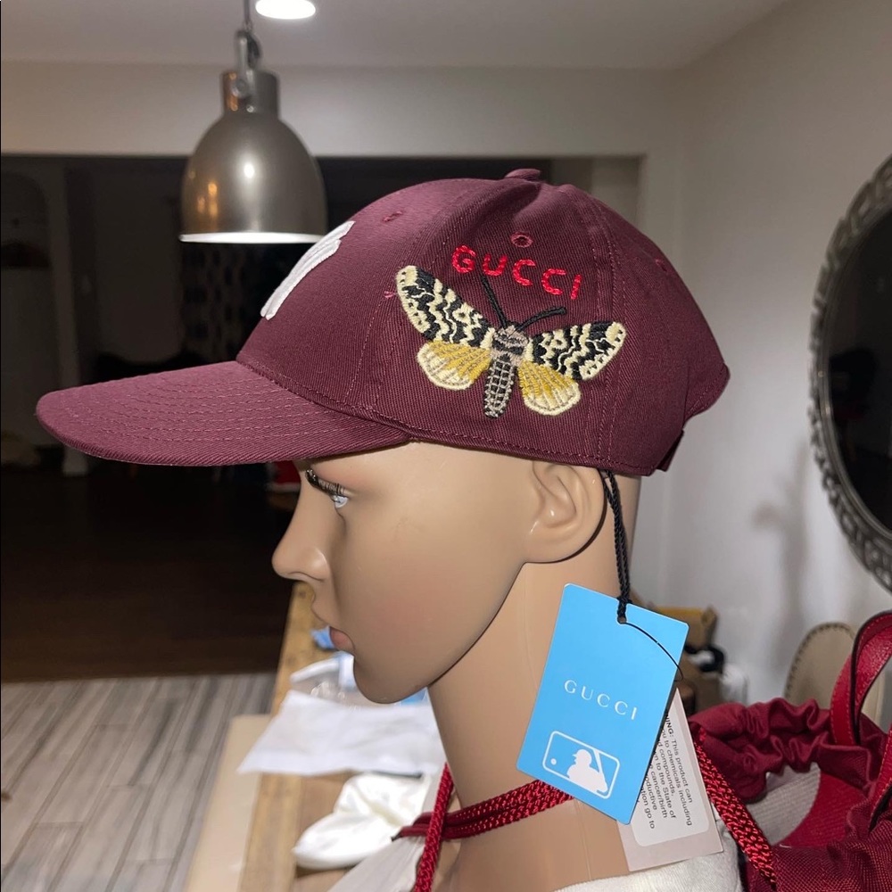 Gucci Baseball Cap w/NY Patch - Picture 2 of 6